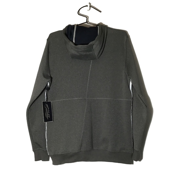 RED BULL Full Zip Men's Sporty Gray Hoodie Jacket with Reflective Trim, Medium - Picture 5 of 16